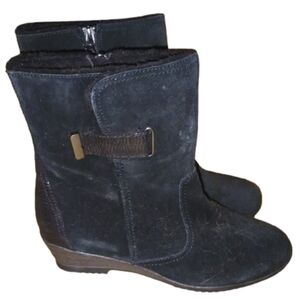 Sporto Ecosystem Natalie Thermolite Suede Faux Fur Winter Boots Women’s 9.5M NWT